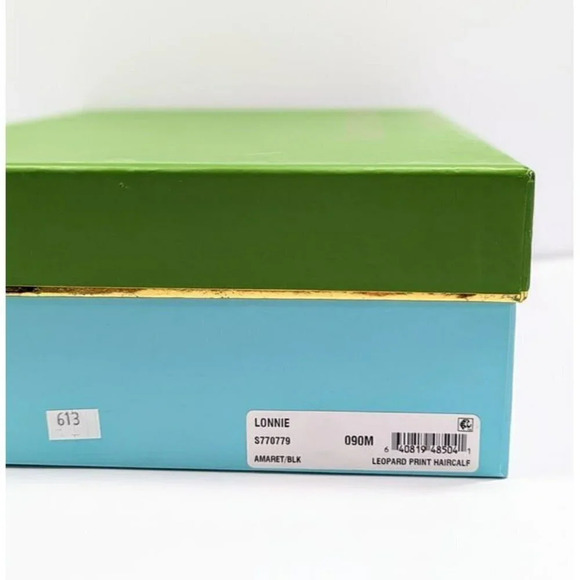 Kate Spade Women's Lonnie Leopard Calf Hair Wedge Sandals Size 9 M (MSRP $198) - Picture 11 of 11